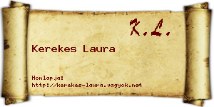 Kerekes Laura névjegykártya